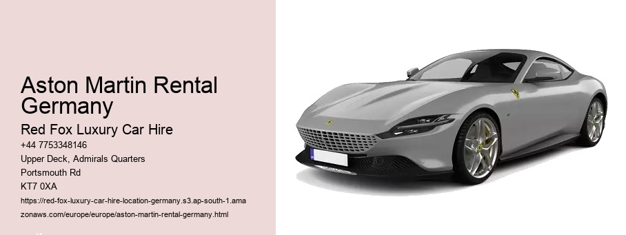 Aston Martin Rental Germany